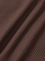 Coffee Cross Back Tummy Control One Piece swimsuit - Image 8