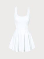 White Cut-Out Dress - Image 5