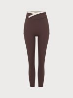 Coffee Natural Waisted Leggings 25" - Image 6