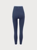 Navy Natural Waisted Leggings 25" - Image 11