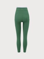 Green Natural Waisted Leggings 25" - Image 8