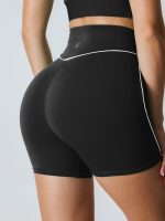 Black Natural Waisted Lycra® Short - Image 3