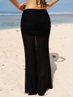 Black Gold-Accented Cover up Skirt - Image 2