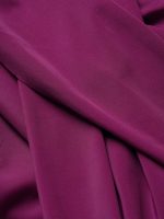 Burgundy Ruched V Neck One-Piece Swimsuit - Image 9