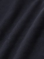 Black Contrast Gleam One-Piece Swimsuit - Image 9