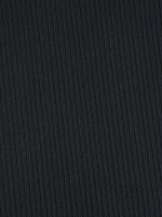 Black Contrast V Neck Plus Size One-Piece Swimsuit - Image 7