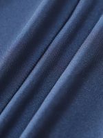 Blue Halter Ruched Plus Size One-Piece Swimsuit - Image 9