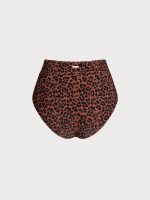 Leopard Print Full Coverage Surf Bottoms - Image 6