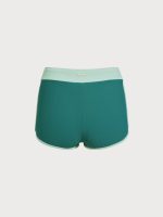 Green Contrast High-Waisted Surf Shorts - Image 6