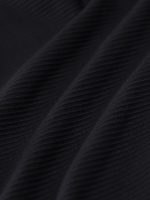 Black Contrast High-Waisted Surf Shorts - Image 8