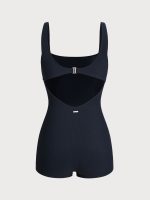 Navy Cut-Out Surf One Piece - Image 7