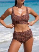 Leopard Print X Cross Surf Bra - Image 3
