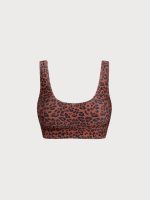 Leopard Print X Cross Surf Bra - Image 6