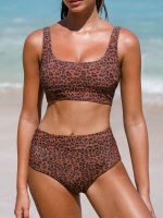 Leopard Print X Cross Surf Bra - Image 5
