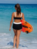 Black Contrast Surf Top - Image 3