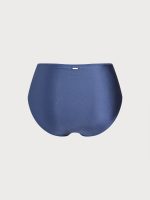 Blue Ruched Plus Size Tankini Bottom - Image 5