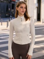 Cream Cropped Sports Jacket - Image 5