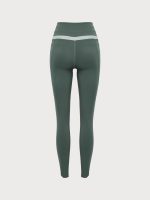 Sage Green High Waisted Pockets Leggings 26" - Image 9