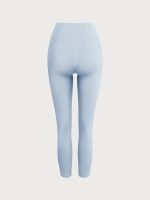 Light Blue V-Waist Leggings 24" - Image 9