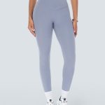 Light Blue High-Waist Leggings 25"