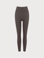 Dark Coffee Cut Out Leggings 24" - Image 11