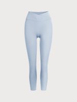 Light Blue V-Waist Leggings 24" - Image 8