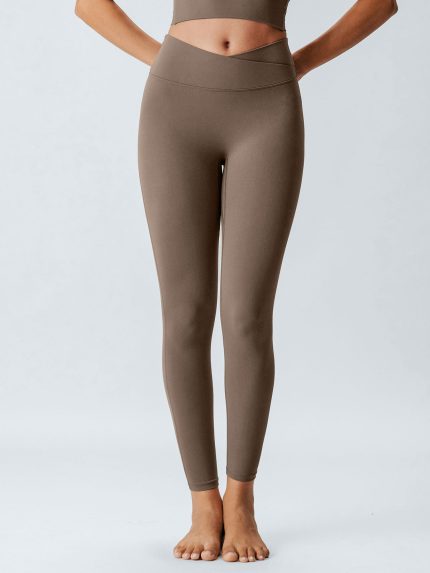 Coffee V-Waist Leggings 24"