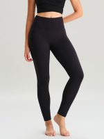 Black Cut Out Leggings – 28" Inseam - Image 3