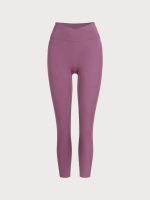Purple V-Waist Leggings 24" - Image 6