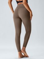Coffee V-Waist Leggings 24" - Image 4