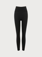Black Cut Out Leggings 24" - Image 9