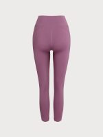 Purple V-Waist Leggings 24" - Image 8