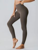 Dark Coffee Cut Out Leggings 24" - Image 4