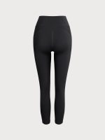 Black V-Waist Leggings 24" - Image 10