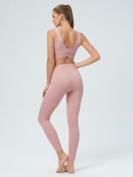 Pink V-Waist Leggings 24" - Image 6