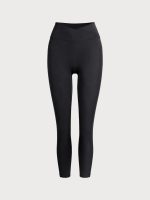 Black V-Waist Leggings 24" - Image 8