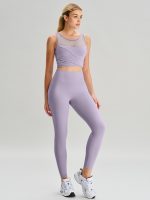 Light Purple Cut Out Leggings 24" - Image 9