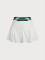 Textured Contrast Trim Sports Skirt - Image 9