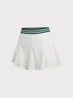 Textured Contrast Trim Sports Skirt - Image 10