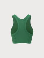 Green Round Neck Tank Top - Light Support - Image 8