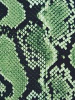 Green Snake Print Reversible Tie Bikini Bottom - Image 13