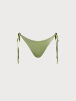 Green Tie Bikini Bottom - Image 7