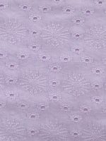 Purple Floral Textured Plus Size Bikini Bottom - Image 7