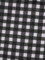 Black Gingham Plus Size Tankini Bottom - Image 7