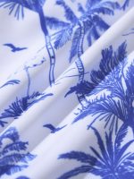 Blue Print Textured Halter Bikini Top - Image 8