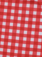 Red Gingham Plus Size Tankini Top - Image 7