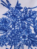 Blue Floral Plus Size Tankini Top - Image 8