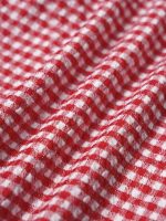 Red Gingham Plus Size Bikini Bottom - Image 7