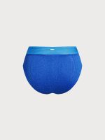 Blue Twist Plus Size Bikini Bottom - Image 6