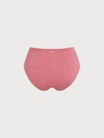 Red Gingham Plus Size Bikini Bottom - Image 5